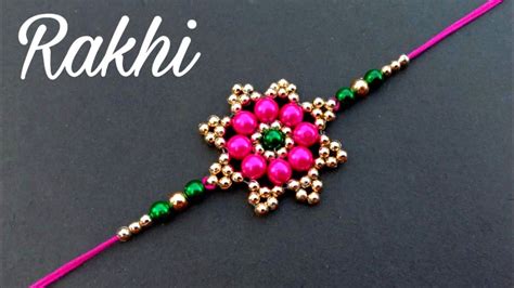 How To Make Rakhi At Home//Rakhi Making Ideas At Home// Useful & Easy ...