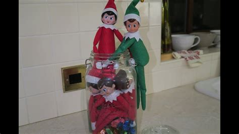 Elf off the shelf helps the elf on the shelf - YouTube