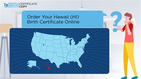 Hawaii Birth Certificate Replacement - Birth Certificate Copy