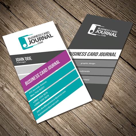 Colorful vertical business card template Vectors graphic art designs in editable .ai .eps .svg ...