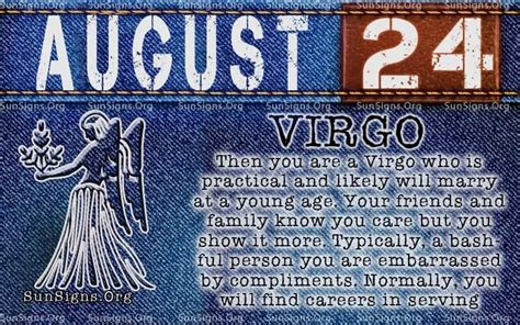 August 24 Zodiac Horoscope Birthday Personality - SunSigns.Org