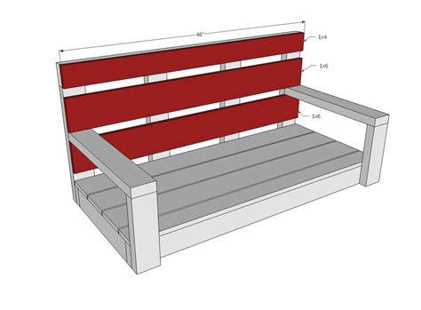 Diy Porch Swing Plans Ana White - Simple To Build Porch Swing Ana White : I promised my wife ...