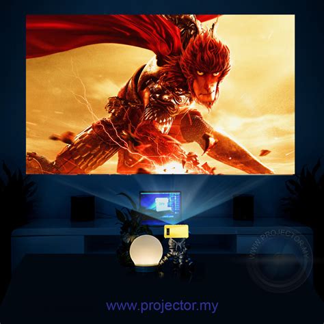 YG300 Ultra Portable Mini LED Projector With Built In Battery