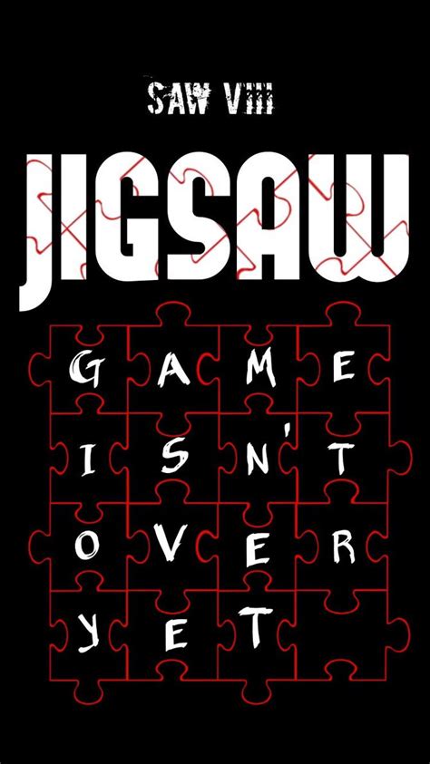 Jigsaw movie fan made poster by ClarkArts24 on DeviantArt