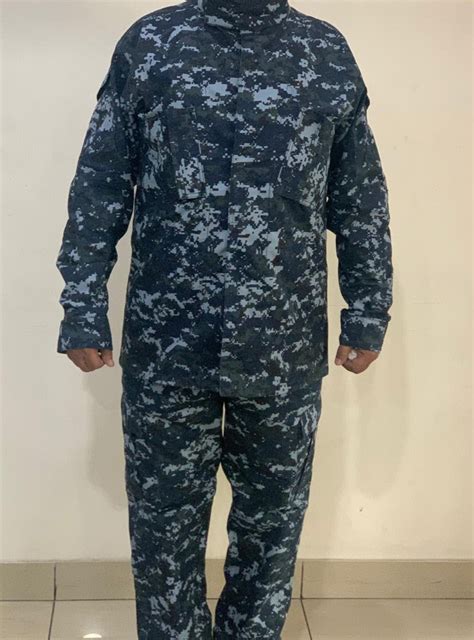 Cotton Polyester Indian Navy Camouflage Digital Uniform, Size: Large ...