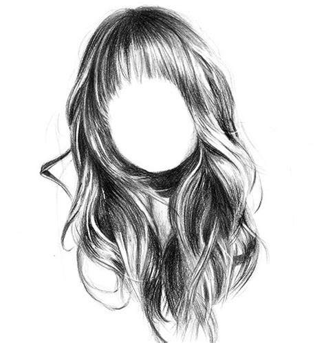 Drawing Realistic Hair - Step-by-Step - Illustration & Drawing Blog