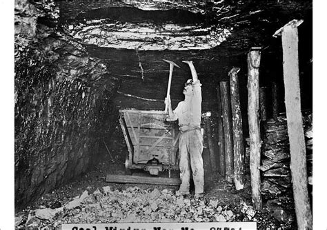 Print of COAL MINER. American coal miner at work. Photograph, early 20th century | Coal miners ...