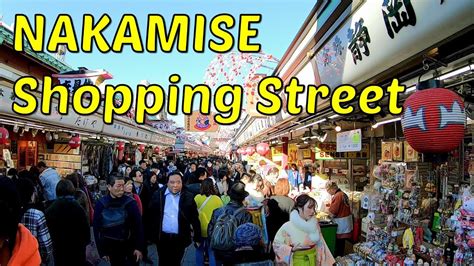 NAKAMISE SHOPPING STREET - Asakusa - SHOPPING STREET In Tokyo Japan ...