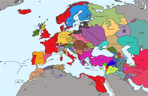 If England won the Hundred Years War and the Crusades were a success : r/imaginarymaps