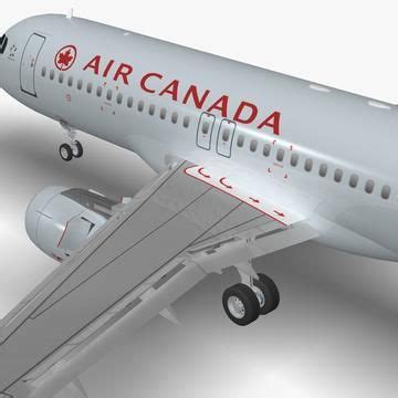 Airbus A320 Air Canada 3D Model | 3d model, Airbus, Model airplanes