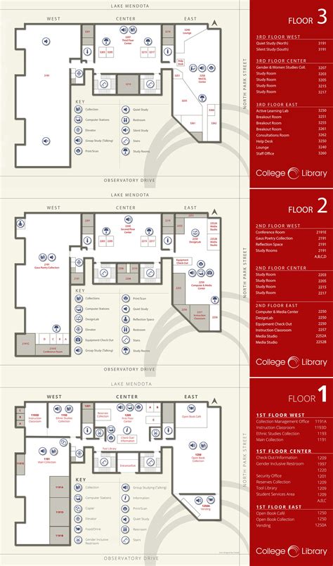 Floor Plan College Library | Viewfloor.co