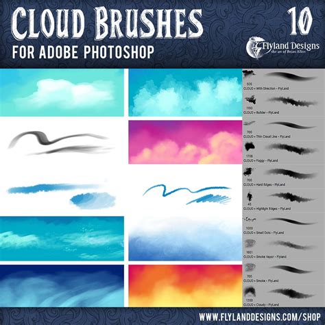 Custom Adobe Photoshop Brushes by Freelance Artist Brian Allen - Flyland Designs, Freelance ...