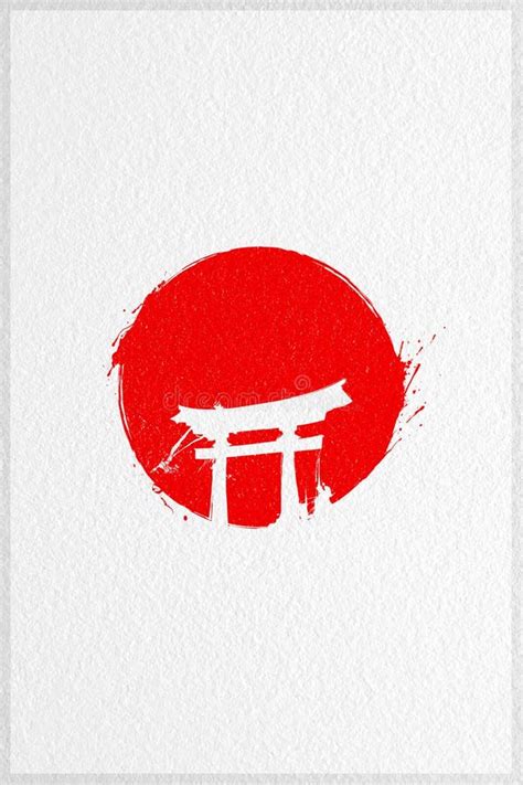 Red Sun Japan Flag stock illustration. Image of milenar - 24632768