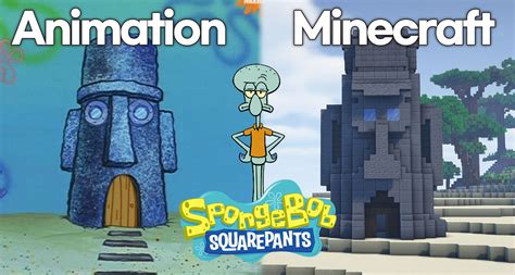 spongebob squidward house : Minecraft