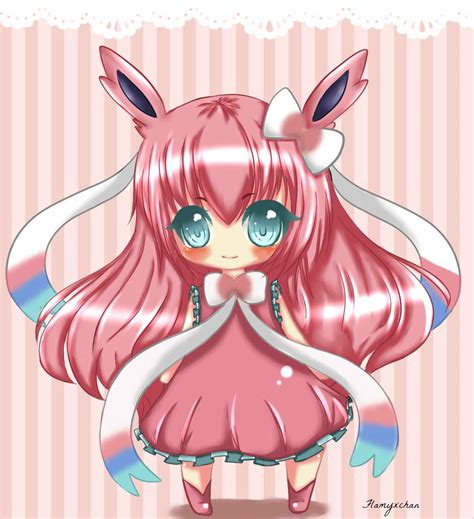 Chibi Sylveon by Flamyxchan on DeviantArt