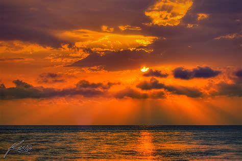 Glorious Sunrise from Jupiter Inlet Park