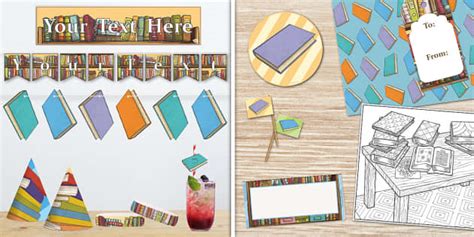 Book Themed Party Decorations Set | Twinkl Party - Twinkl