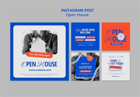 Premium PSD | Open house template design