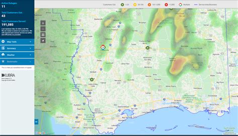 Outage maps for Mississippi Power, Coast Electric on MS Coast | Biloxi ...