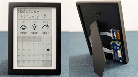 A DIY E-Ink Calendar Powered by a Raspberry Pi Zero W