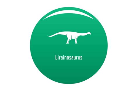 lirainosaurus icon vector green By Anatolir56 | TheHungryJPEG