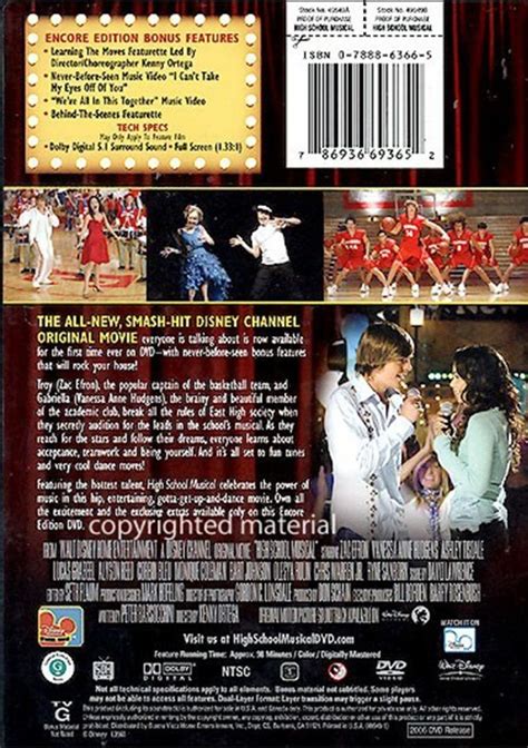 High School Musical (DVD 2006) | DVD Empire