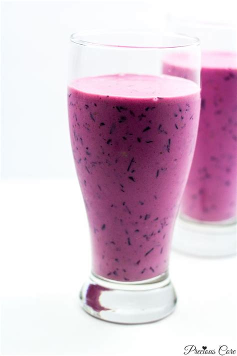 4-INGREDIENT PURPLE SMOOTHIE | Precious Core