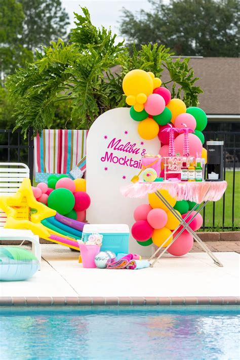 Make a Splash with a Malibu Pool Party this Summer | Cutefetti