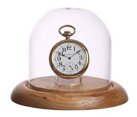 Pocket Watch Display - 4" x 4" Dome with Stand, Pocket Watch Display Domes