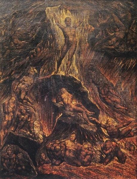 Satan Calling Up his Legions, 1804 - William Blake - WikiArt.org