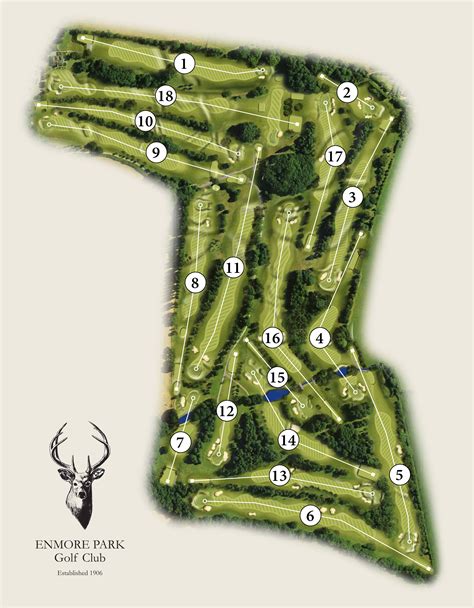 Course Map :: Enmore Golf Club