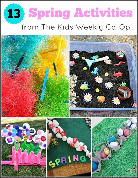 13 Spring Activities for Kids from The Kids Weekly Co-Op | Spring activities, Activities for ...