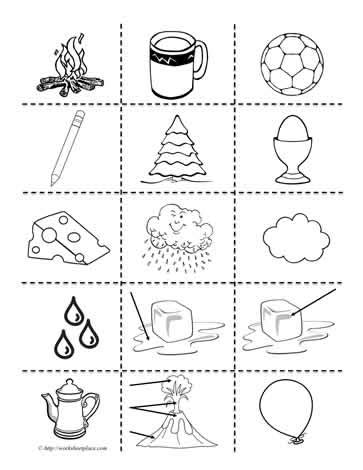 Matter Clipart Worksheets