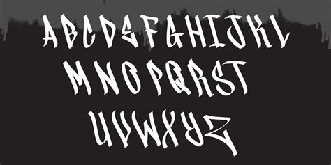 A set of Graffiti alphabet. Cool digital graffiti font. 16829885 Vector Art at Vecteezy