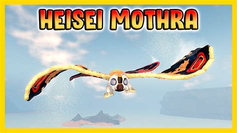 Roblox Kaiju Universe - HEISEI MOTHRA REMODEL SHOWCASE - YouTube