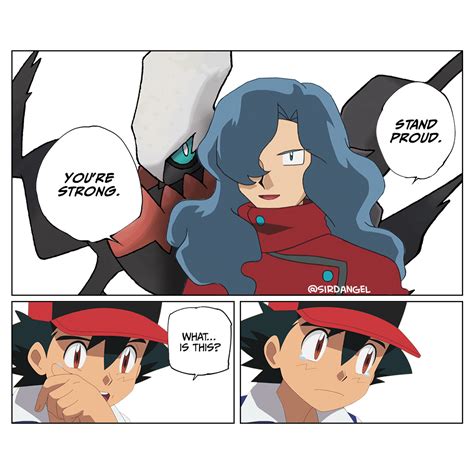 Stand proud, you're strong Ash Ketchum - Pokemon Sinnoh League (Satoshi vs Tobias) | Jujutsu ...