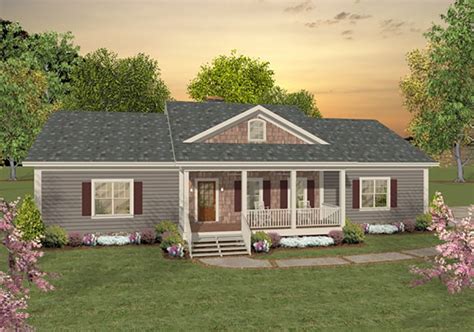 Ranch Style House Plan - 2 Beds 2.5 Baths 1500 Sq/Ft Plan #56-622 - Houseplans.com