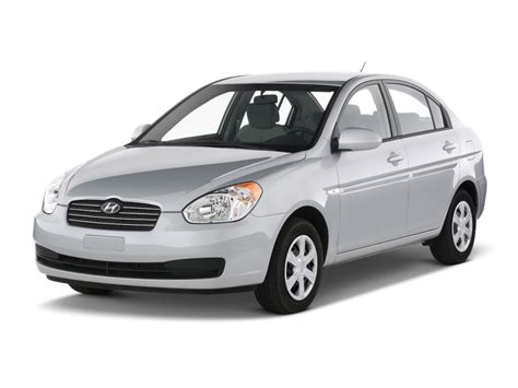 Image: 2010 Hyundai Accent 4-door Sedan Auto GLS Angular Front Exterior View, size: 1024 x 768 ...