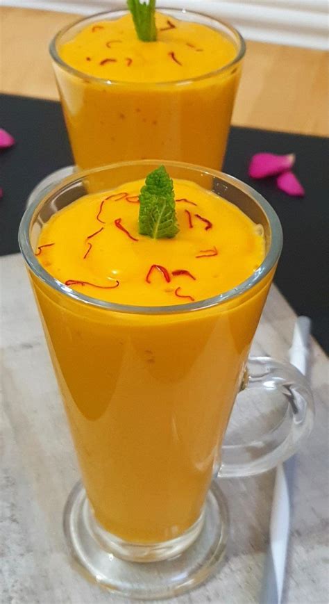 Easy Mango Lassi Recipe | Indian Mango Yogurt Smoothie