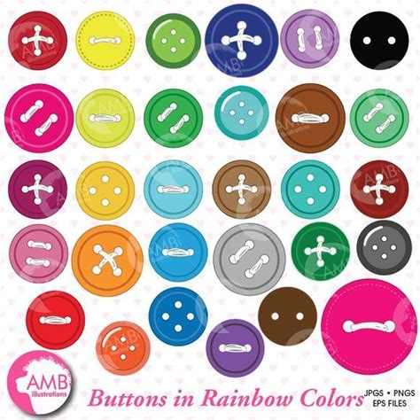 Sewing Buttons Clipart