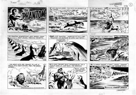 Phantom Sunday Strip by Sy Barry Comic Art | Phantom comics, Comic art ...