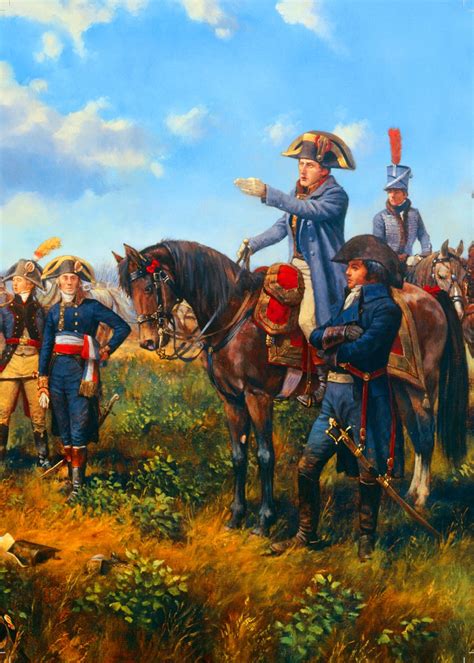 Napoleon with General Desaix at the Battle of Marengo- by Keith Rocco | Bataille napoléonienne ...