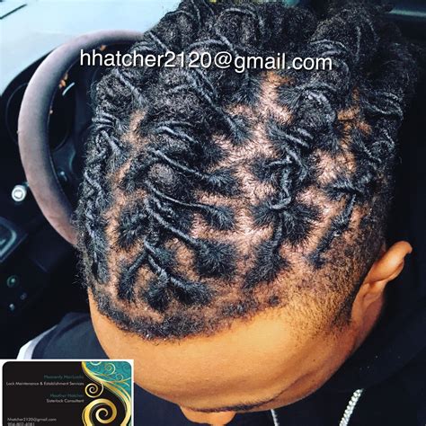 short dread lock palm rolling styles for men barrel twist | Short ...