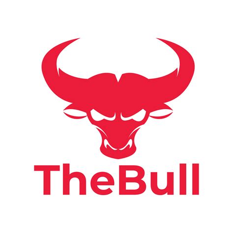 the bull flat modern minimalist logo 44849983 Vector Art at Vecteezy