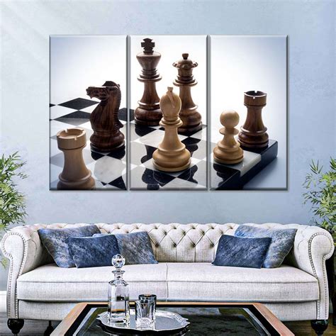 Pieces On The Chess Board Wall art | Elephant Stock