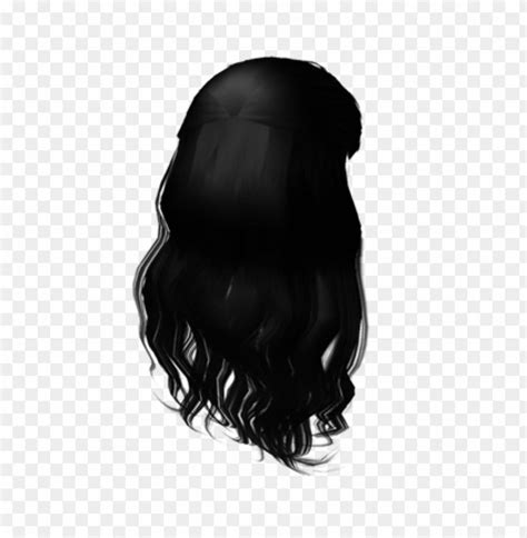 Free Roblox Hair Black PNG Transparent With Clear Background ID 471524 ...