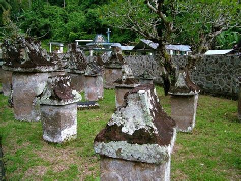 Waruga: stone sarcophagus that were used by the Minahasan people to ...