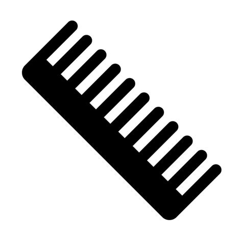 Comb silhouette icon. Hair comb. Amenity. Vector. 26730209 Vector Art at Vecteezy