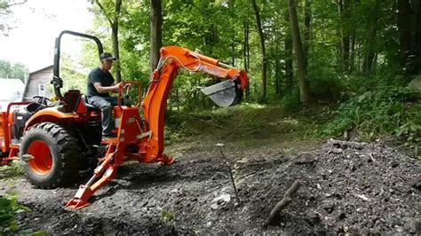 Kioti Tractor Backhoe Review - YouTube