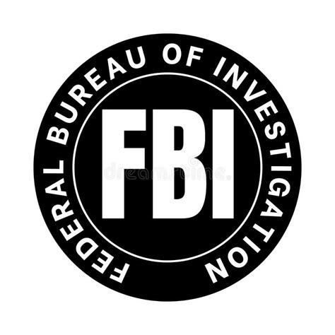 FBI Federal Bureau of Investigation Symbol Icon Stock Illustration ...